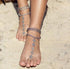 exaggerated fringed Anklets toe foot ornaments