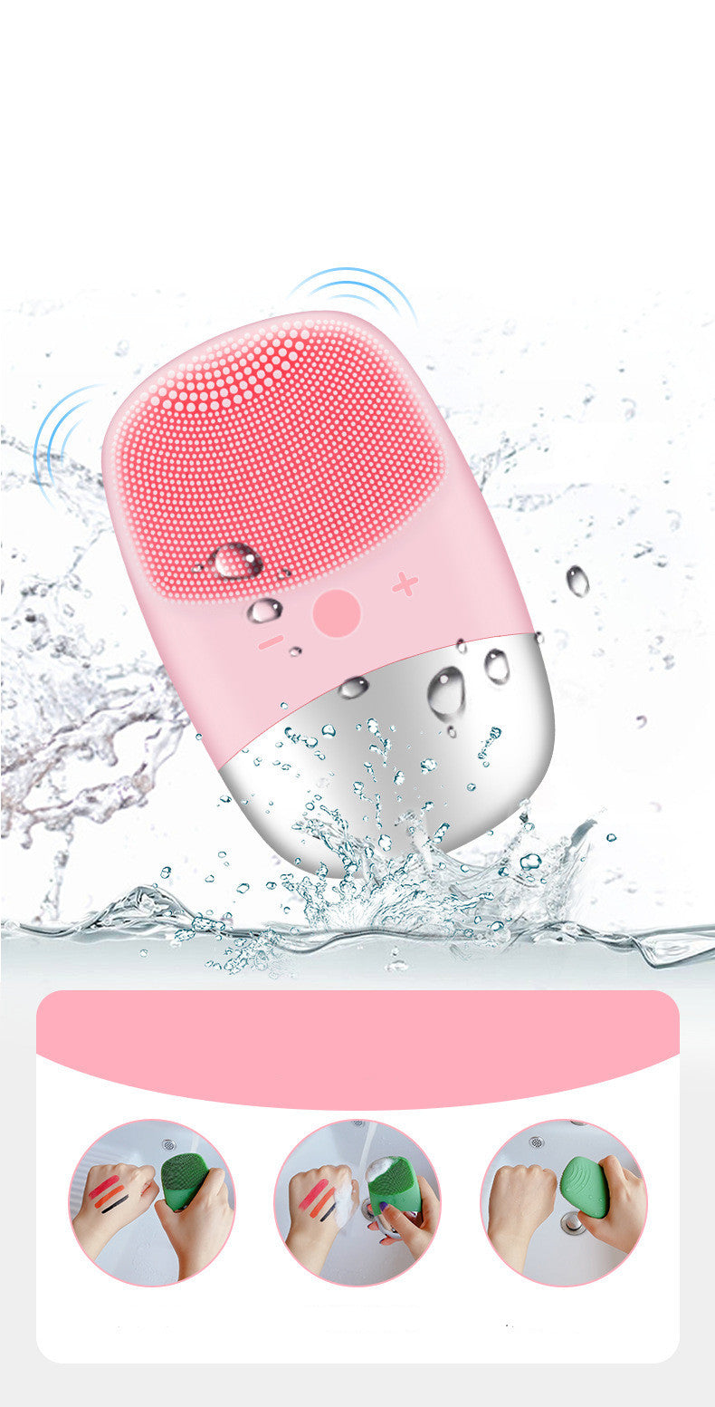 Mini Silicone Electric Face Cleansing Brush