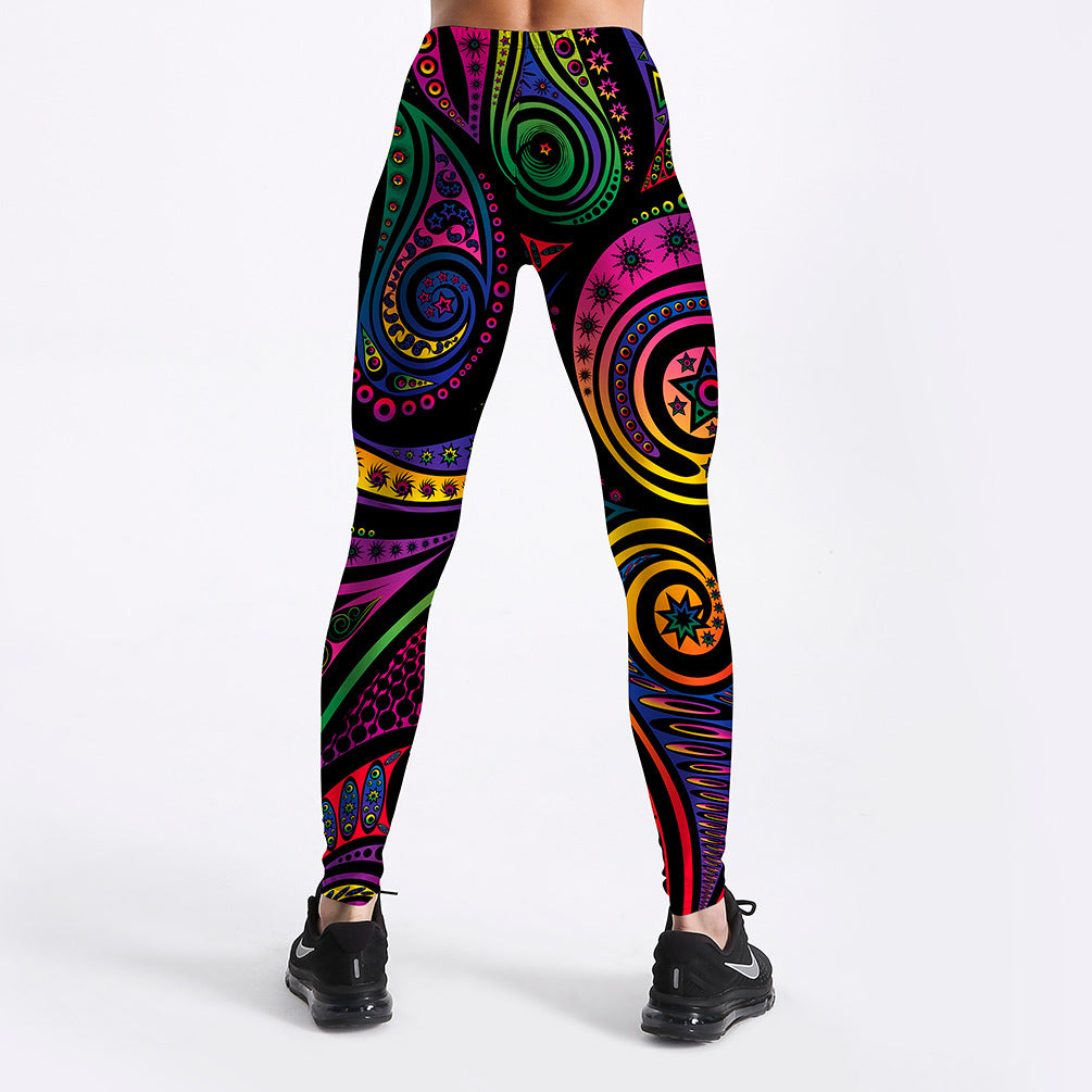 Printed leggings for women