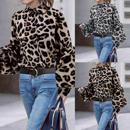 Women Sexy Leopard Print Tops