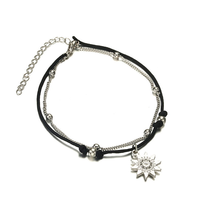 Sun Pendant Anklets Women