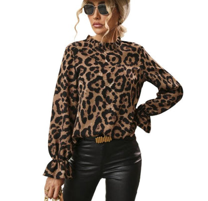 Women Sexy Leopard Print Tops