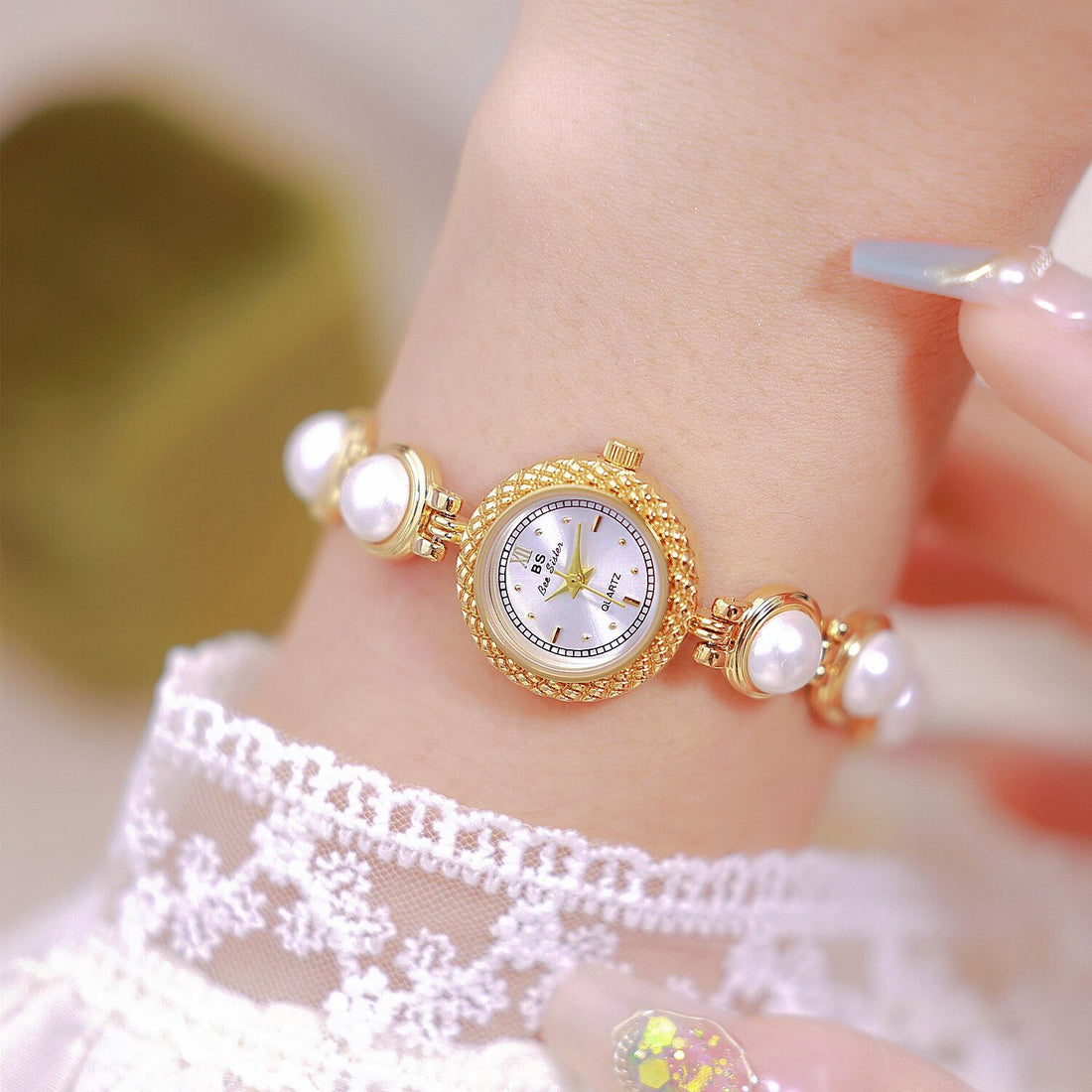 Light Luxury Pearl Bracelet Women&