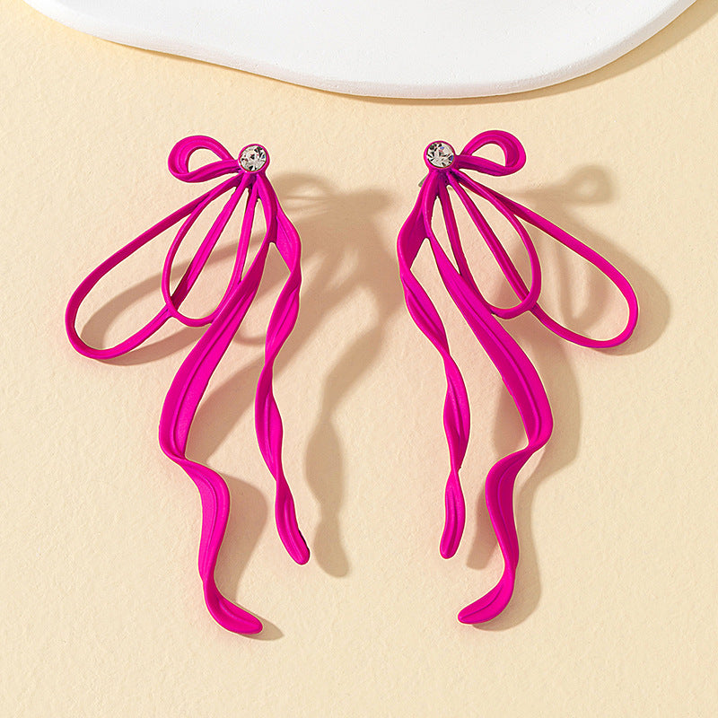 Irregular Large Bow Earrings