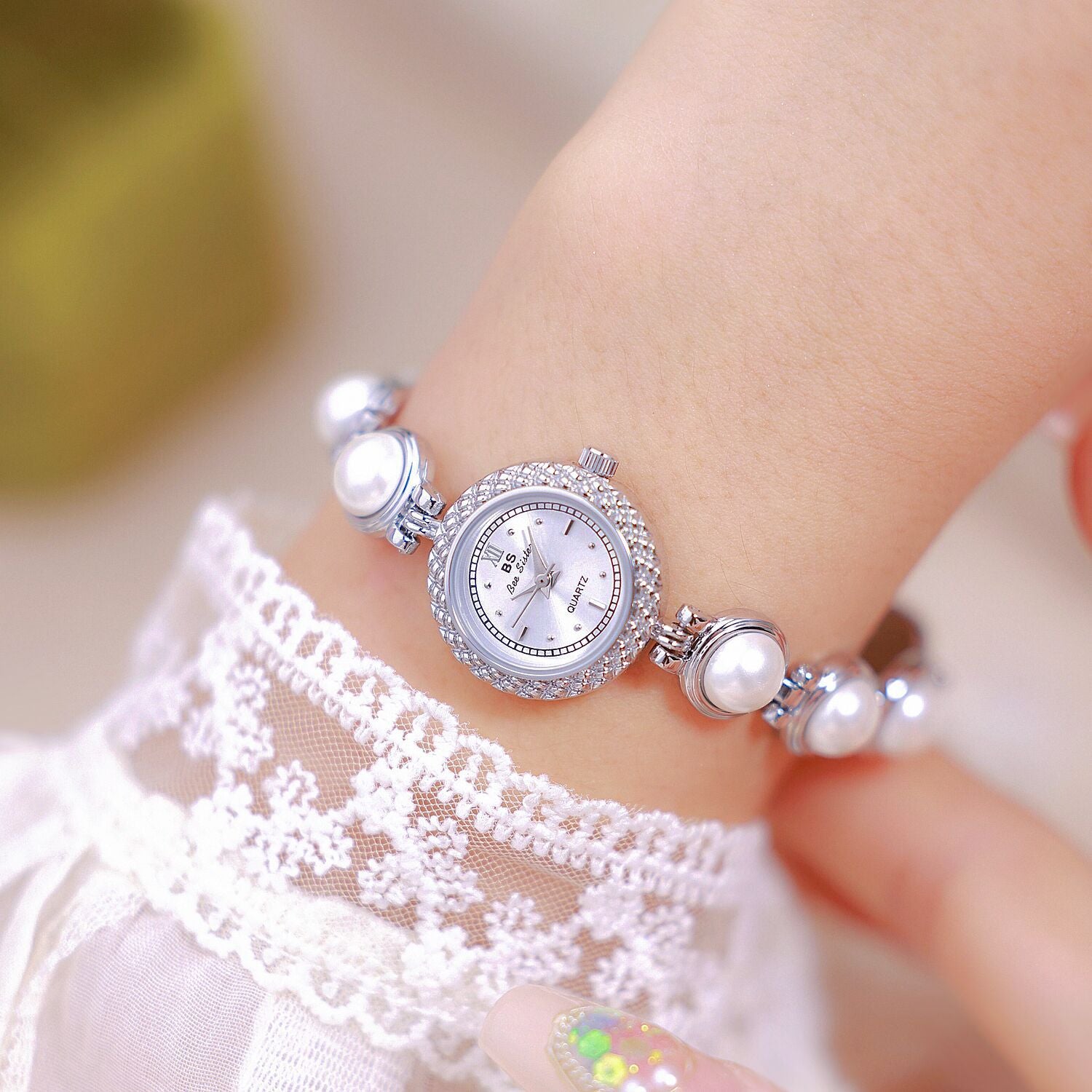 Light Luxury Pearl Bracelet Women&